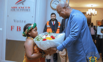 President John Mahama arrives in Paris to attend the 8th Paris Peace Forum