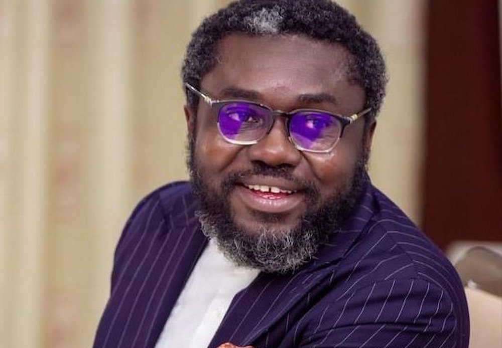 Oliver Barker-Vormawor speaking to journalists after a Supreme Court hearing on Ghana’s deportation deal with the U.S.