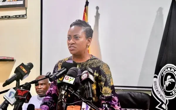 Ghana Police CID officers conducting investigations in Accra