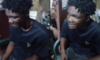 Suspected phone thief arrested at Kumasi Magazine after returning to shop.