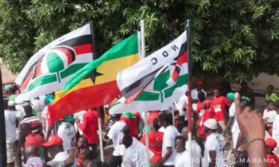 Senior NDC figures at a party event ahead of future leadership contest