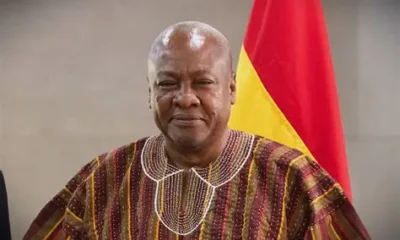 President John Dramani Mahama speaking during CGTN interview