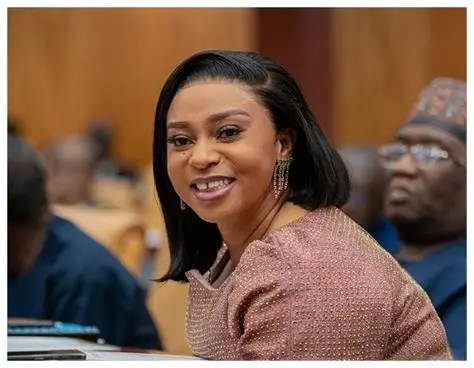 Sarah Adwoa Safo speaking to NPP party members
