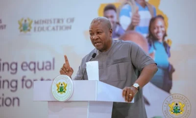 President John Mahama addressing leaders at the WHX Leaders Africa event in Accra