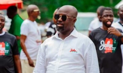 Kumasi Mayor Richard Ofori directing traffic after CBD decongestion