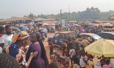 Police officers at scene of incident in Juaboso