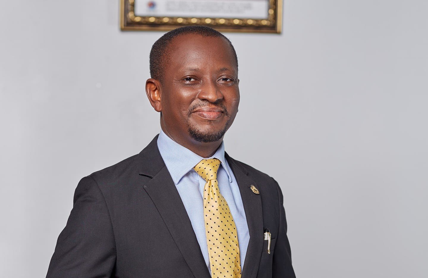 Alfred Tuah-Yeboah speaking during a television interview on the Saglemi case