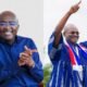 Dr Mahamudu Bawumia addressing supporters during the NPP flagbearer race
