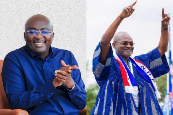 Dr Mahamudu Bawumia addressing supporters during the NPP flagbearer race