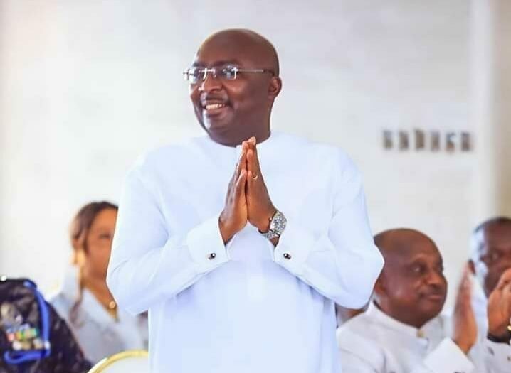Dr Mahamudu Bawumia addressing NPP delegates ahead of primaries