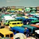 Public transport vehicles at a GPRTU station in Ghana