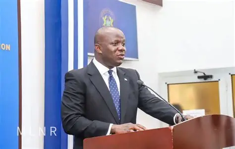 Samuel Abu Jinapor speaking on Channel One TV about NPP flagbearer selection