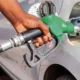 Fuel pump showing reduced petrol and diesel prices in Ghana