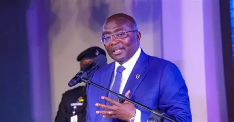 Dr Mahamudu Bawumia addressing NPP members on unity ahead of the 2028 elections