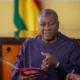 President John Dramani Mahama speaking at the 2026 Africa Trade Summit in Accra