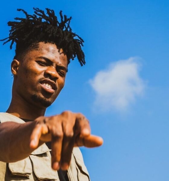 Kwesi Arthur during a performance amid royalty dispute with Ground Up Chale