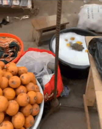 Fruits displayed for sale at a local market in Ghana