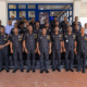 IGP Christian Tetteh Yohuno addressing police officers during a promotion ceremony