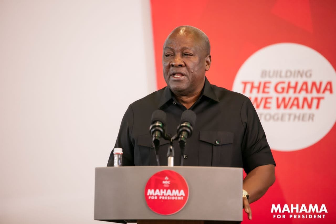President John Dramani Mahama speaking at a Global South leaders’ meeting in Davos