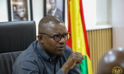 Energy Minister John Jinapor swearing in VRA Resettlement Trust Fund Board members