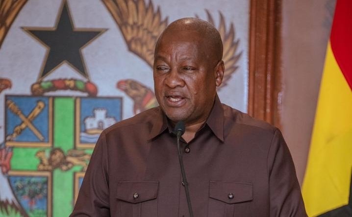 President John Dramani Mahama addressing Parliament during 2026 SONA