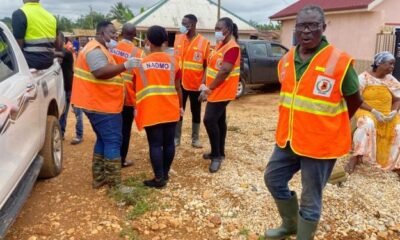 NADMO officials educating traders in Fanteakwa South market ahead of rainy season