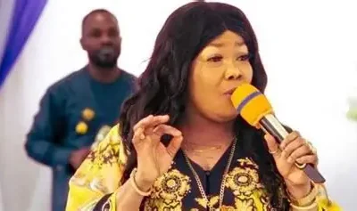 Nana Agradaa speaking after her release from prison in Ghana